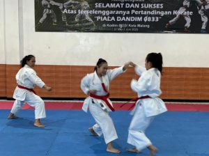 Atlet Muda Bersinar di Turnamen Karate Piala Dandim 0833