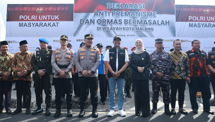 Wali Kota Malang Deklarasikan Perang Melawan Premanisme