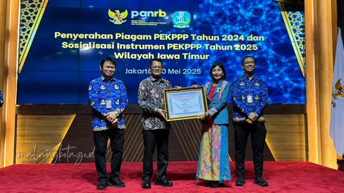 Kota Malang Raih Penghargaan Layanan Publik Terbaik dari Kementerian