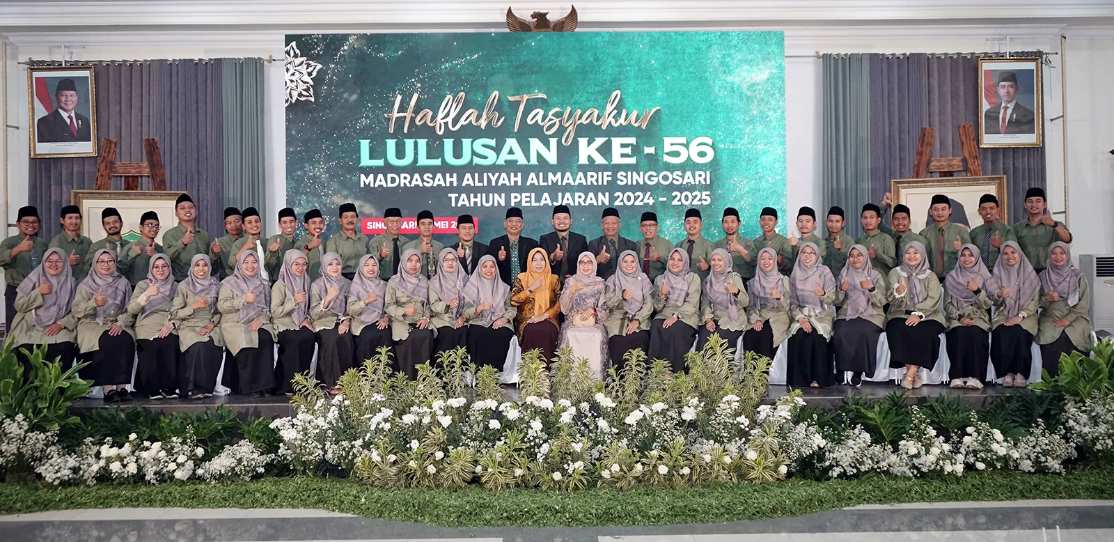 MA Almaarif Singosari Merayakan Kelulusan Angkatan ke-56 dengan Prestasi Gemilang