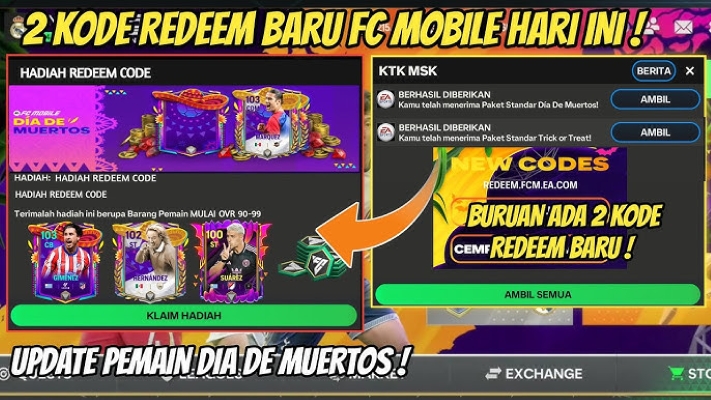 Heboh! Kode Redeem FC Mobile Eksklusif Siap Ditukarkan Hari Ini