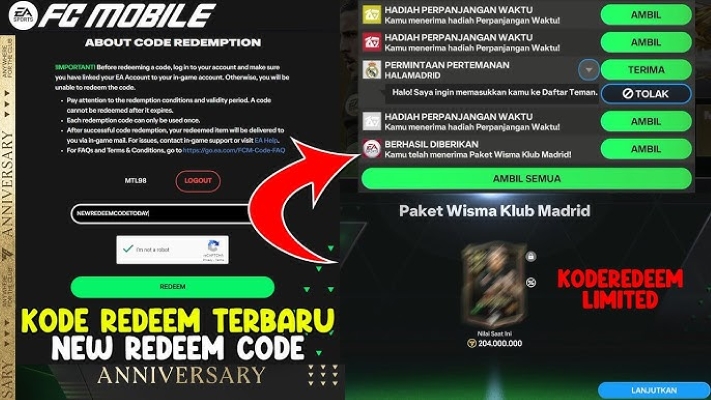 Dapatkan Pemain TOTS Terbaik dengan 11 Kode Redeem FC Mobile Hari Ini!