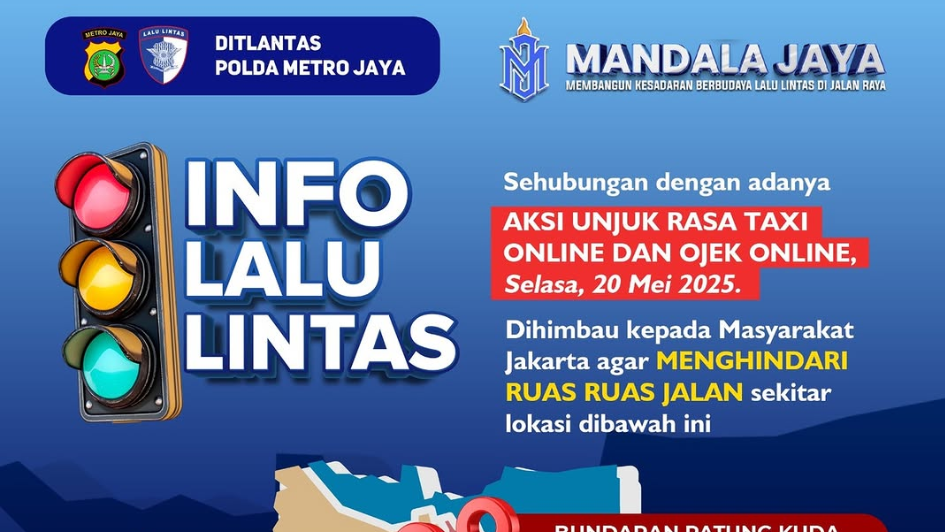 Aksi Besar Ojol Bakal Guncang Ibu Kota, Ketahui 3 Titik Rawan