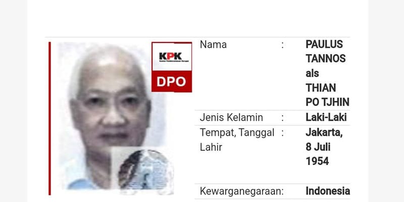 Skandal Penahanan Paulus Tannos: Singapura Tolak Permohonan Penangguhan