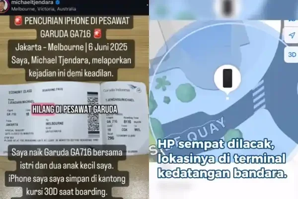 Misteri HP Penumpang Garuda Raib: Jejak iPhone Terakhir di Kamar Kru?