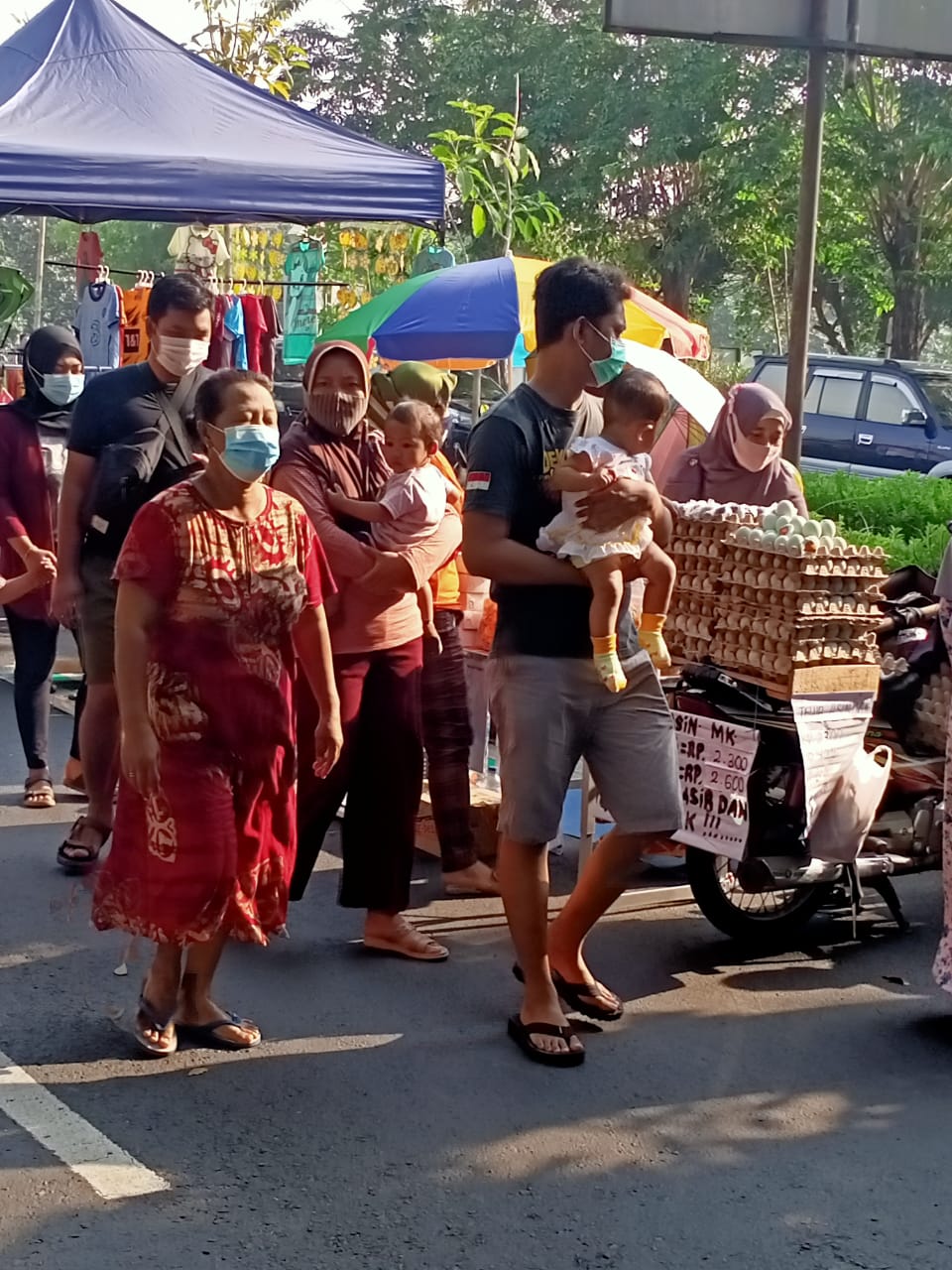 Aktivitas Warga Sidoarjo di Car Free Day Dongkrak Ekonomi Lokal