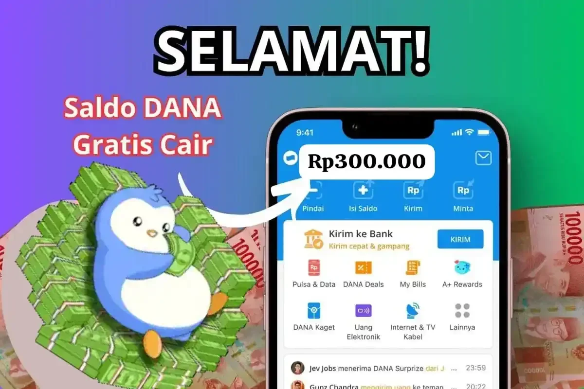 Geger! Gamers Raih Rp300 Ribu Saldo DANA Gratis Siang Ini dari Game Viral