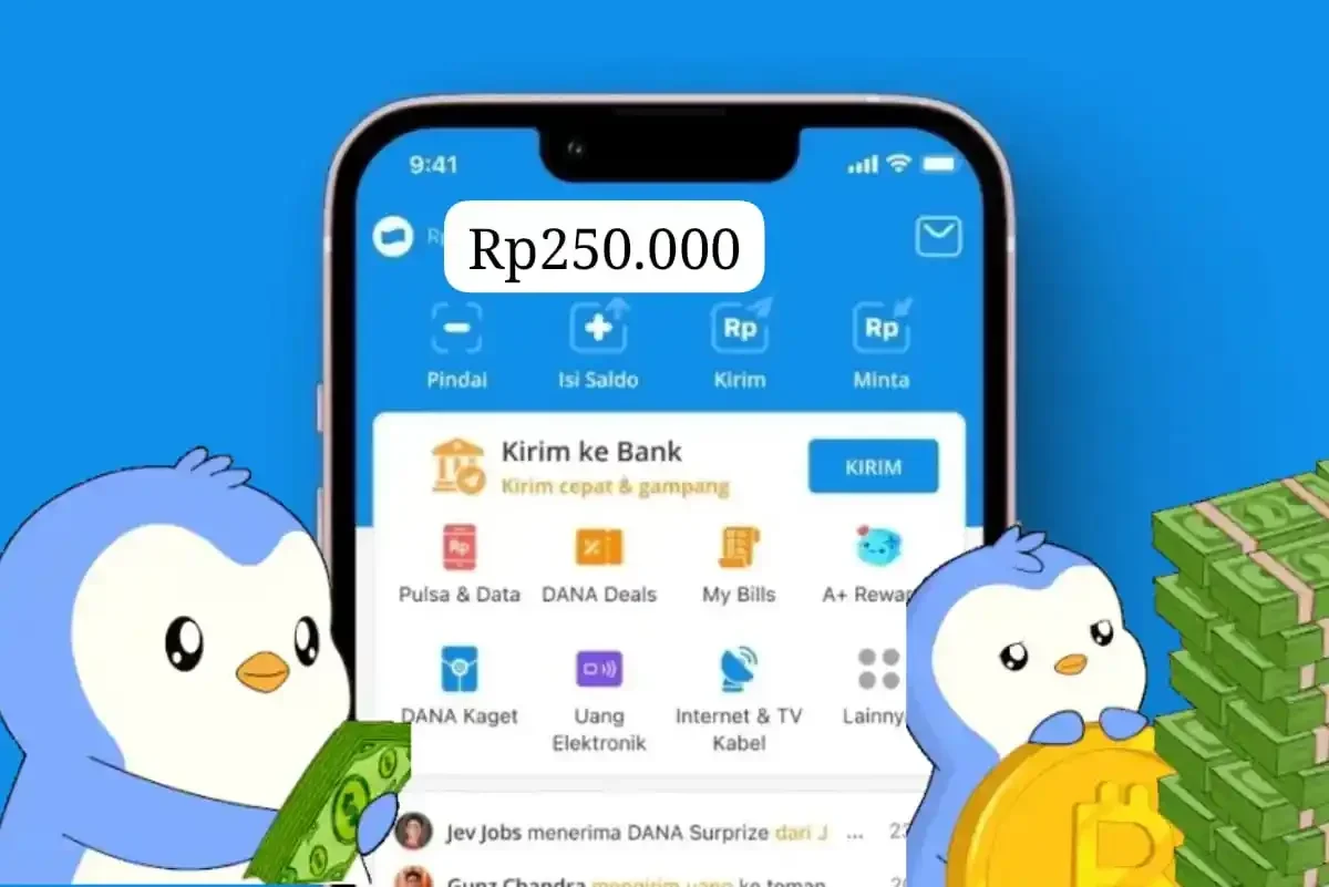 Tanpa Misi, Aplikasi Penghasil Uang Ini Cairkan Rp250 Ribu ke DANA!