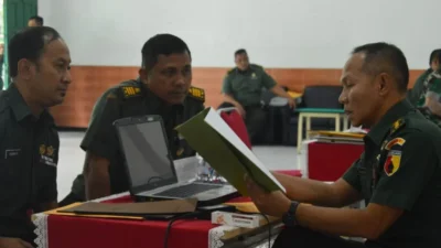 Tingkatkan Akuntabilitas, Kodim 0833/Kota Malang Terima Kunjungan Tim Wasrik Itdam V/Brawijaya