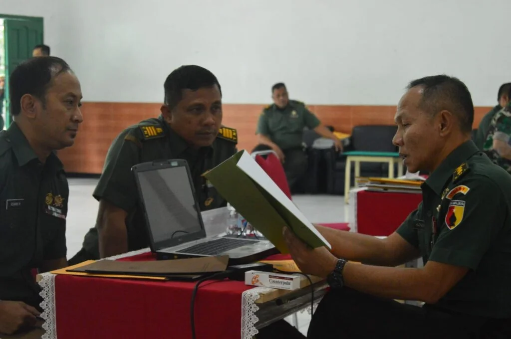 Tingkatkan Akuntabilitas, Kodim 0833/Kota Malang Terima Kunjungan Tim Wasrik Itdam V/Brawijaya