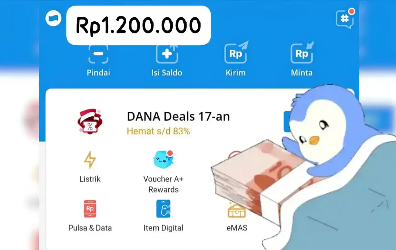 Viral! Aplikasi Penghasil Saldo DANA Gratis Bikin Nomor HP Kebanjiran Rezeki Hingga Rp1,2 Juta