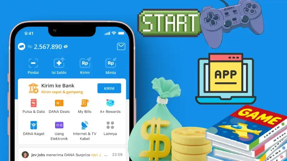Rekomendasi 6 Aplikasi Penghasil Saldo DANA Gratis Rp200.000 di Jakarta 2025, Langsung Cair!
