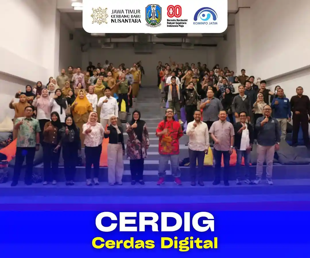 Jadikan Medsos Kanal Layanan Publik, Diskominfo Jatim Latih Puluhan Admin Pemerintah dan Kreator Konten