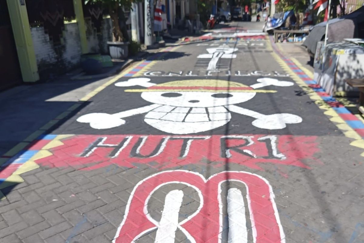 Demi Redam Potensi Konflik, Warga Bunulrejo Malang Hapus Mural Viral ‘One Piece Lapendos’