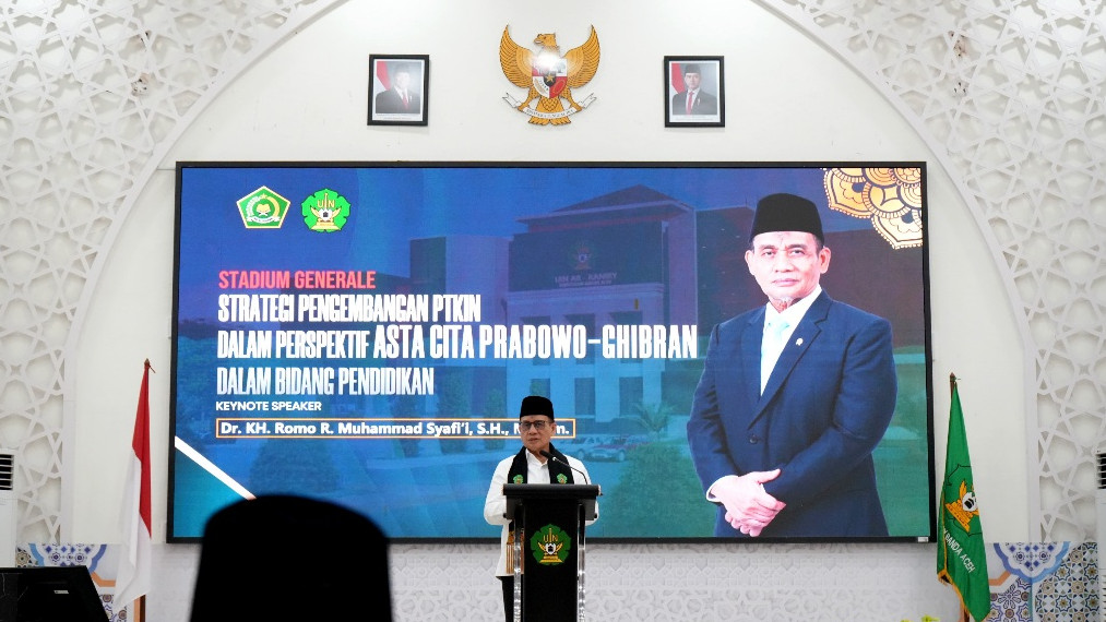 Wamenag di UIN Ar-Raniry: PTKIN Bukan Menara Gading, Tapi Benteng Intelektual Lawan Radikalisme