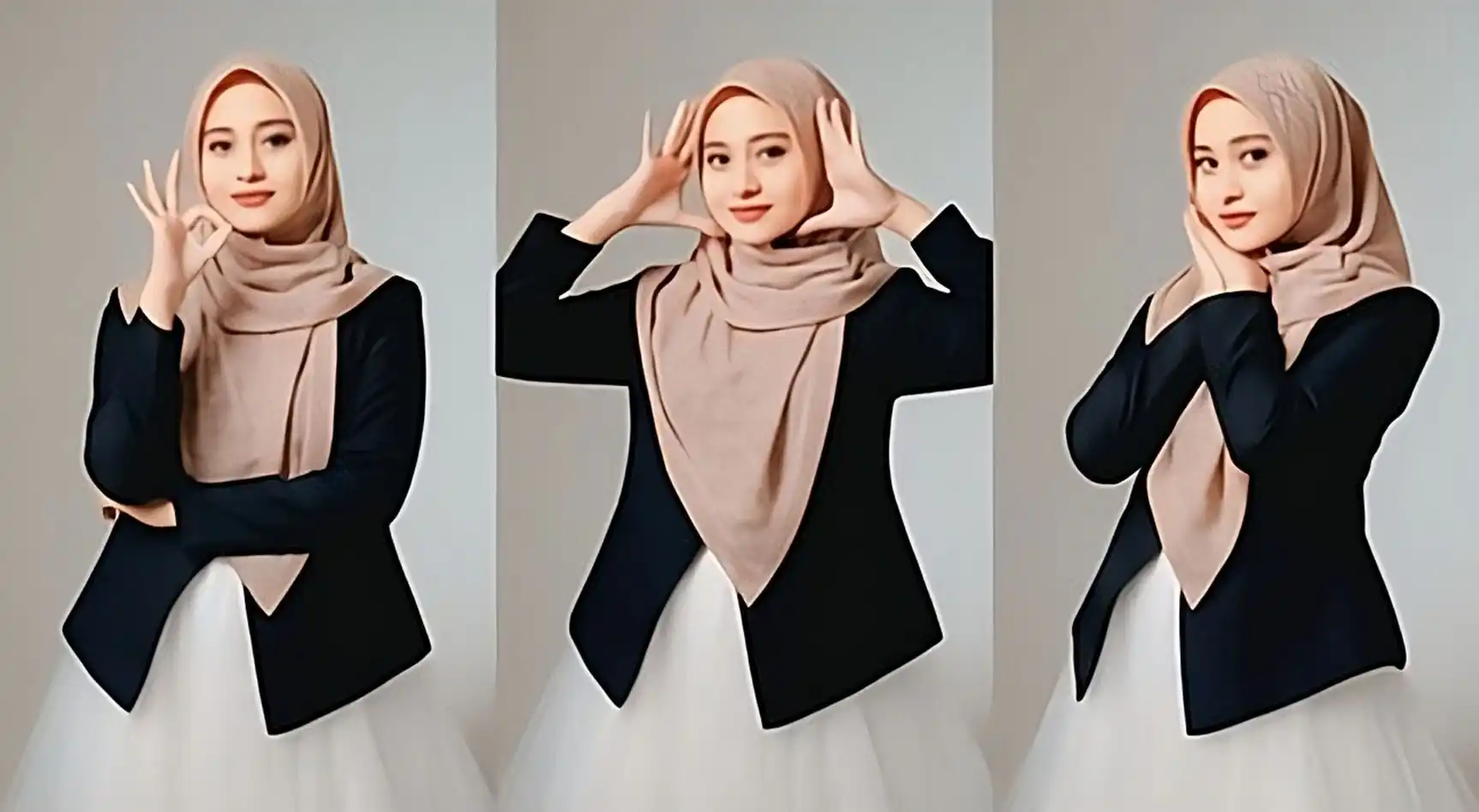 Prompt Terbaru Gemini AI Foto Studio Diri Sendiri Majalah Mode, Hijab Perempuan