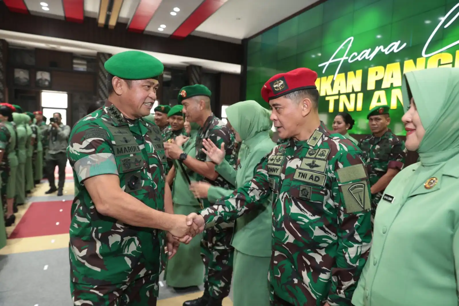 3 Jenderal Bintang Tiga Baru, Kasad Pimpin Kenaikan Pangkat 65 Perwira Tinggi TNI AD