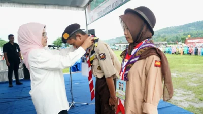 Wabup Malang Lathifah Shohib Resmi Buka GITA TEGAK 4: Ajang Pramuka Penegak Bentuk Karakter Muda Berbudi Luhur di Kasembon