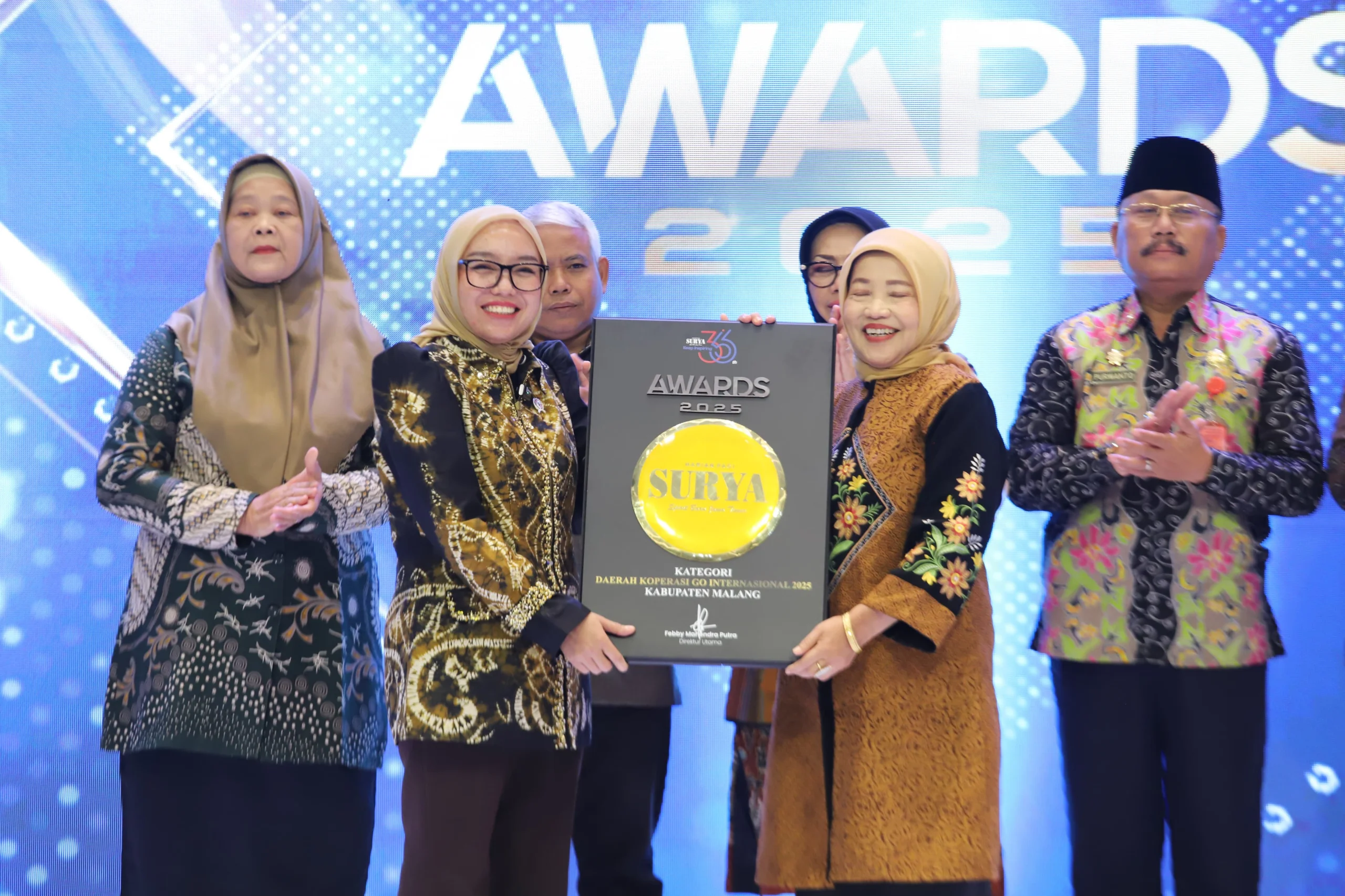 Koperasi Malang ‘Go International’, Pemkab Borong Dua Penghargaan Sekaligus di Surya Awards