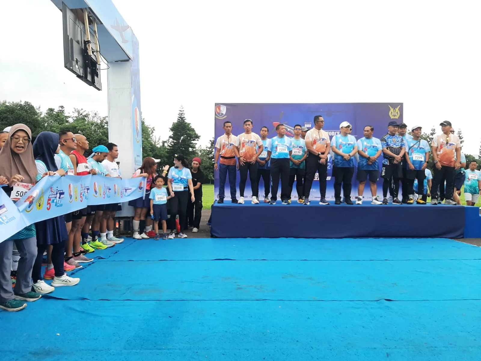 Sekda Kabupaten Malang Hadiri Air Force Run 5, Ribuan Pelari Meriahkan Sport Tourism di Lanud Abdulrachman Saleh