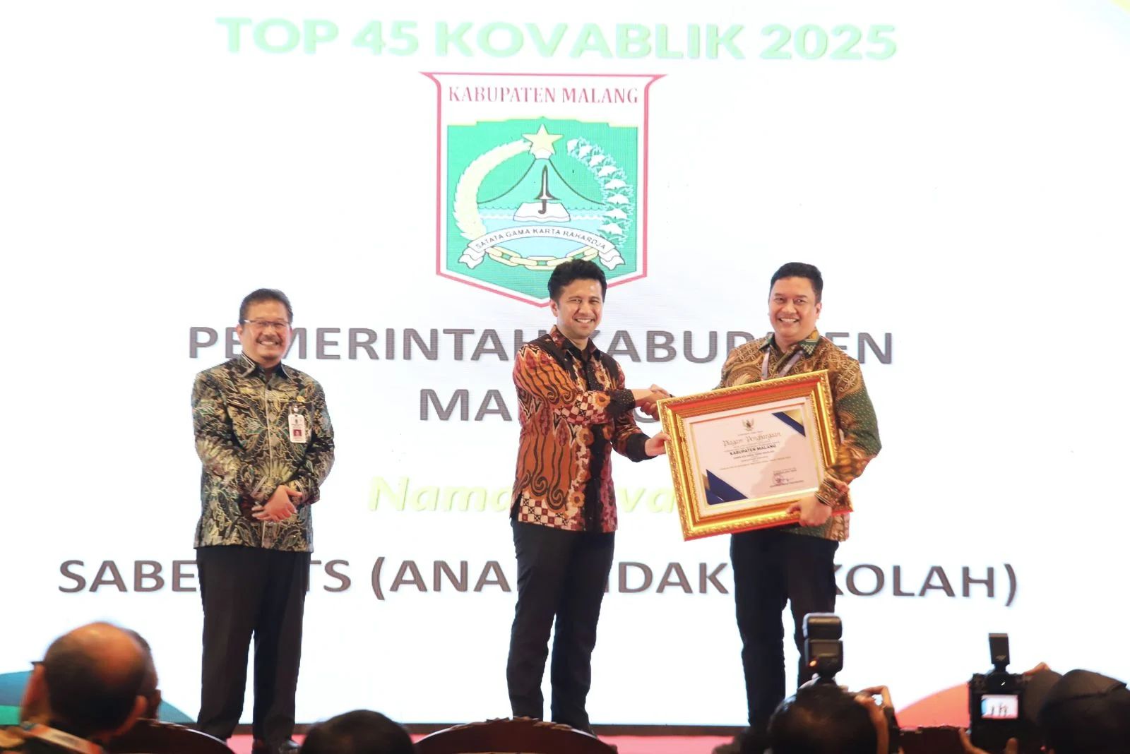 Kabupaten Malang Masuk Top 45 Kovablik Jatim 2025 Lewat Inovasi SABER ATS