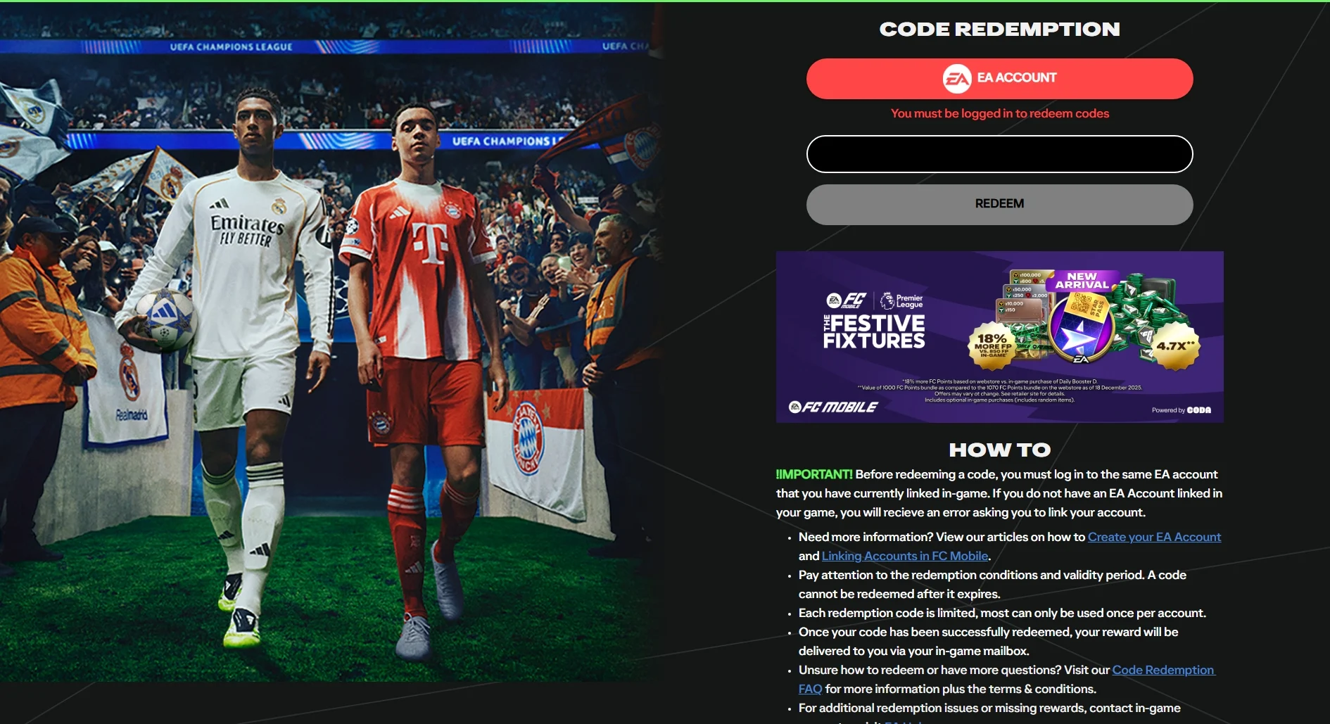 Kode Redeem FC Mobile 24 Desember 2025: Cara Klaim dan Daftar Hadiah Gratis