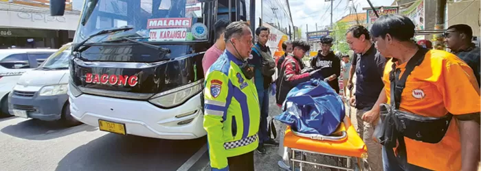 Sopir Bus PO Bagong Meninggal Dunia di Bugis Kecamatan Pakis Saat Bertugas