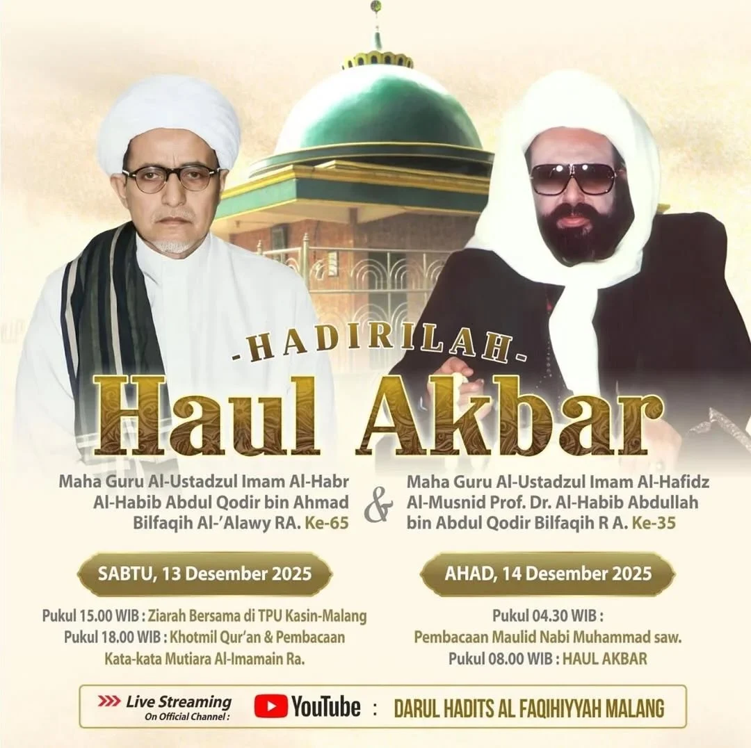 Jadwal dan Rangkaian Acara Haul Imamain 2025 di Kota Malang, Lengkap dan Detail