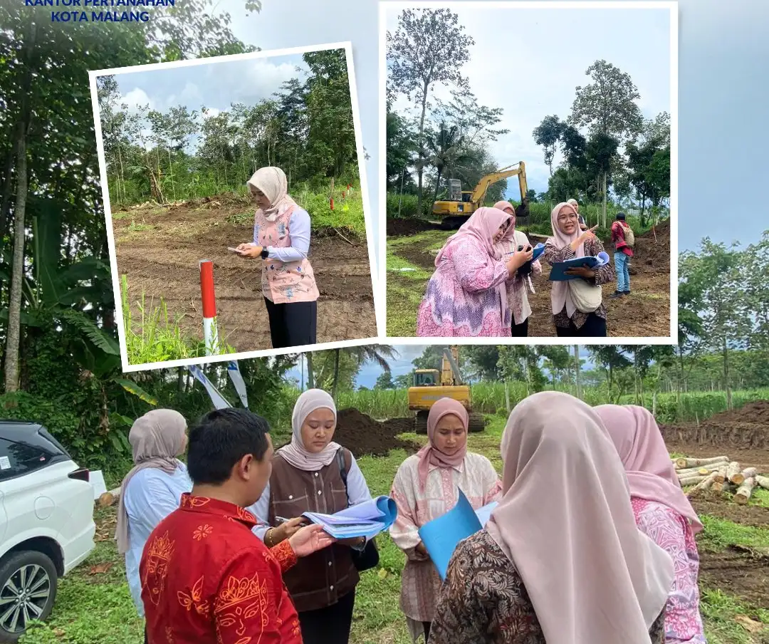 Kantor Pertanahan Kota Malang Gelar Peninjauan Lapang Berkas Pertimbangan Teknis