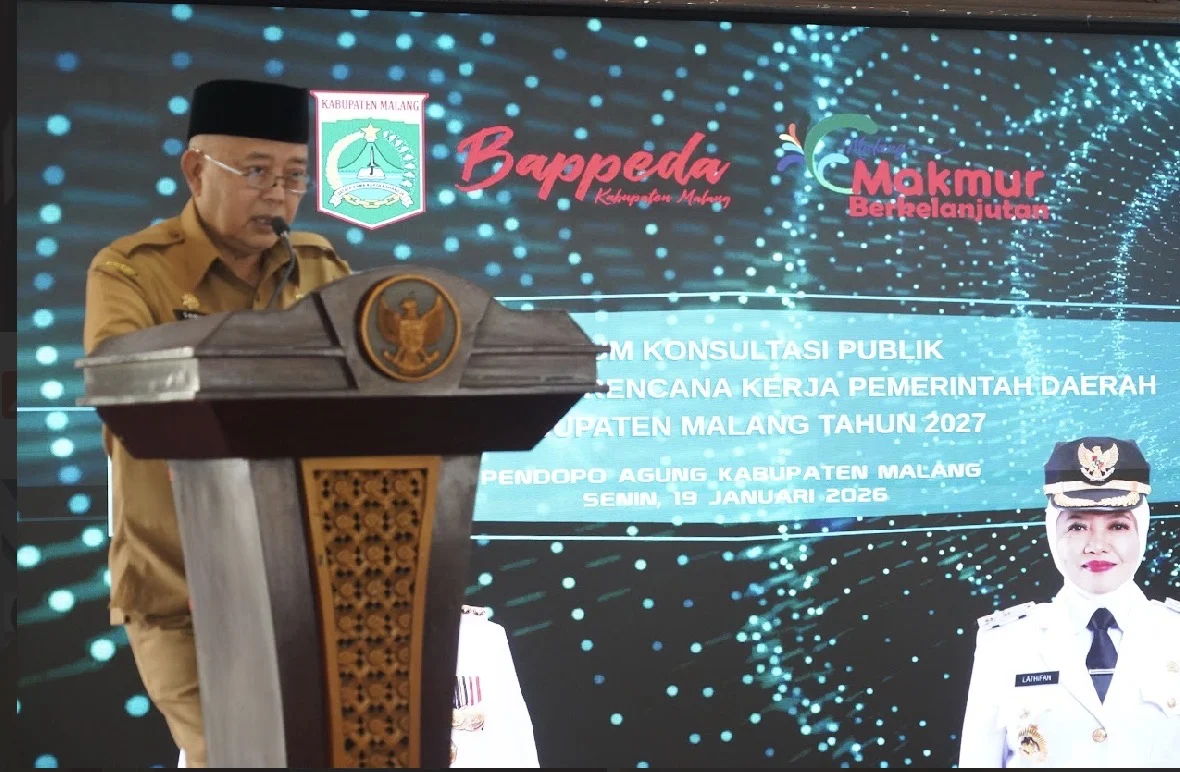 Bupati dan Wabup Malang Hadiri Forum Konsultasi Publik RKPD 2027