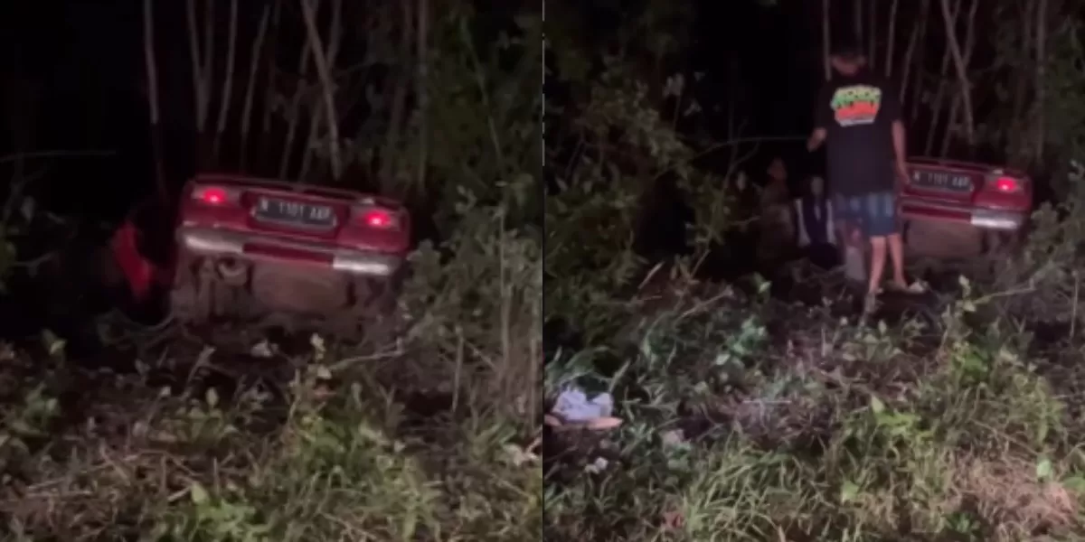 Mobil Terperosok ke Jurang di Sumbermanjing Wetan, Malang – Penumpang Selamat Diduga Akibat Rem Blong
