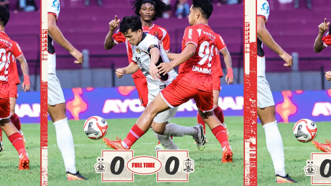 Persik Kediri dan Persijap Jepara Bermain Imbang 0-0 di Stadion Brawijaya