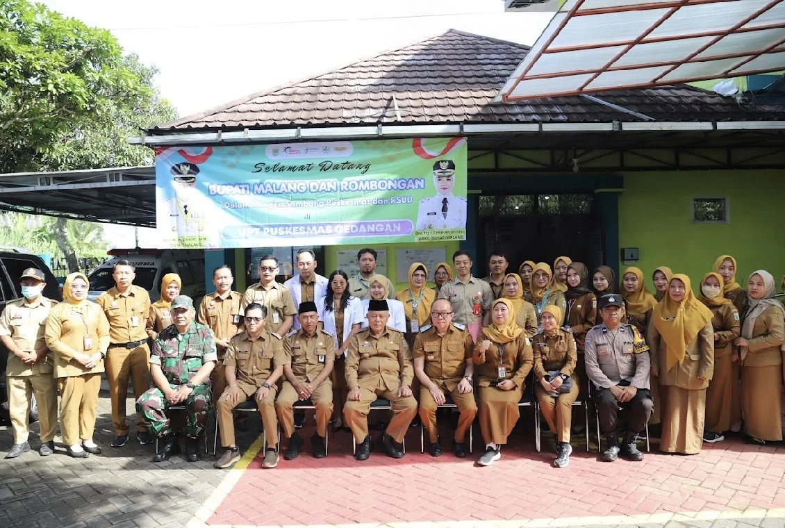 Bupati Malang Tinjau Langsung Puskesmas Gedangan, Janji Perbaikan Infrastruktur
