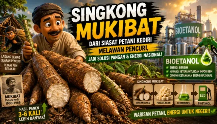 Sejarah Tentang Singkong Mukibat, Dari Siasat Petani Kediri Melawan Pencuri