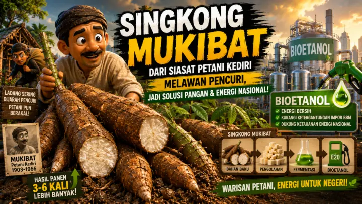 Sejarah Tentang Singkong Mukibat, Dari Siasat Petani Kediri Melawan Pencuri