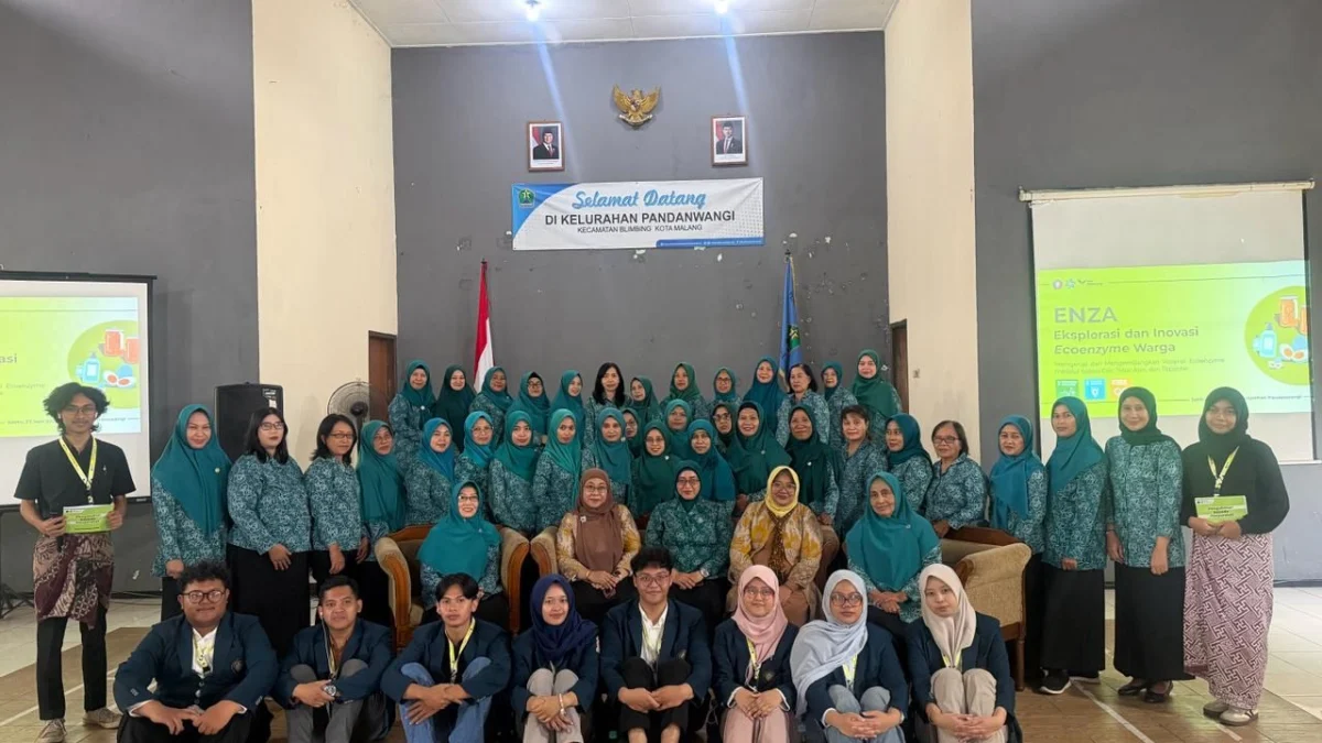 Departemen Kimia UB Latih Warga Pandanwangi Olah Limbah Organik Jadi Eco Enzim dan Produk Bernilai Ekonomi