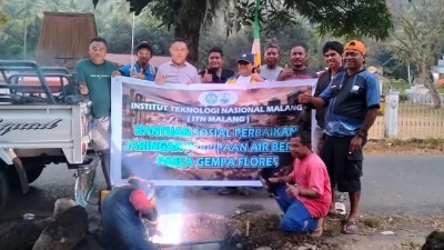 ITN Malang Kirim Bantuan Air Bersih untuk Warga Terdampak Gempa Flores