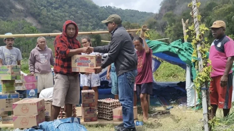 Bantuan Belum Merata di Sejumlah Wilayah Flores, KemenHAM Turun Pantau Kondisi Pengungsi