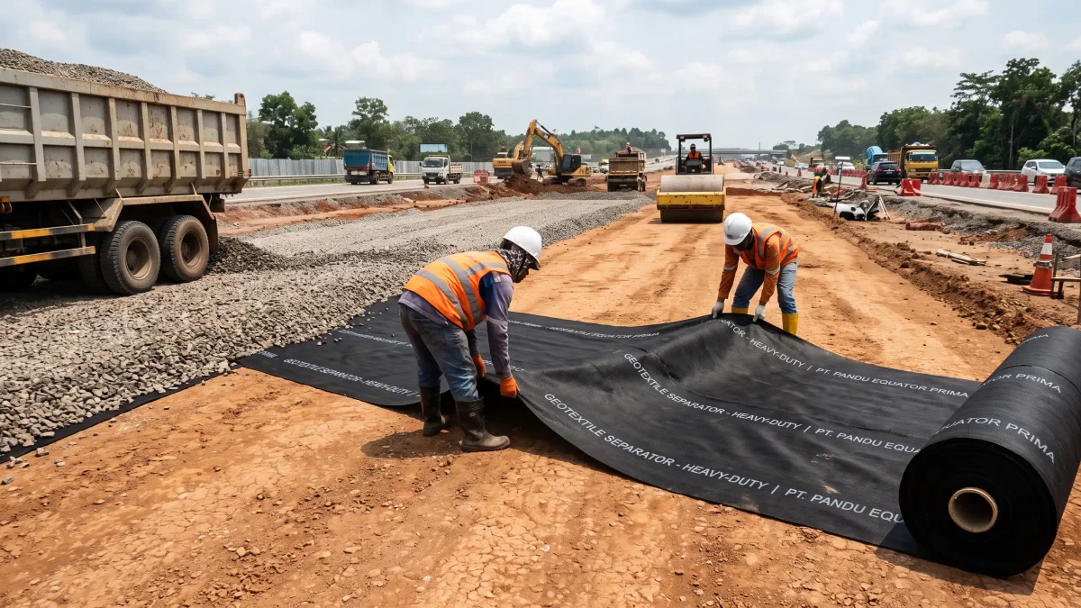 Cara Memilih Geotextile Separator yang Tepat untuk Proyek Konstruksi