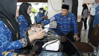 Sekda Kabupaten Malang Ikuti Cek Medis di Pekan Kesehatan KORPRI 2026 Demi Pelayanan Prima